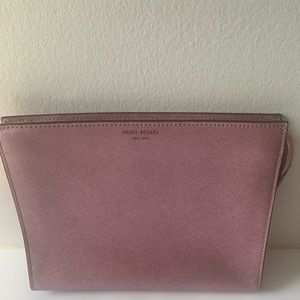 Henri Bendel W57th Metallic Pink Clutch